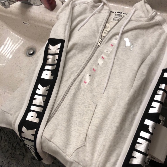 PINK Victoria's Secret Tops - NWT Pink by Victoria’s Secret Full-Zip Hoodie XS